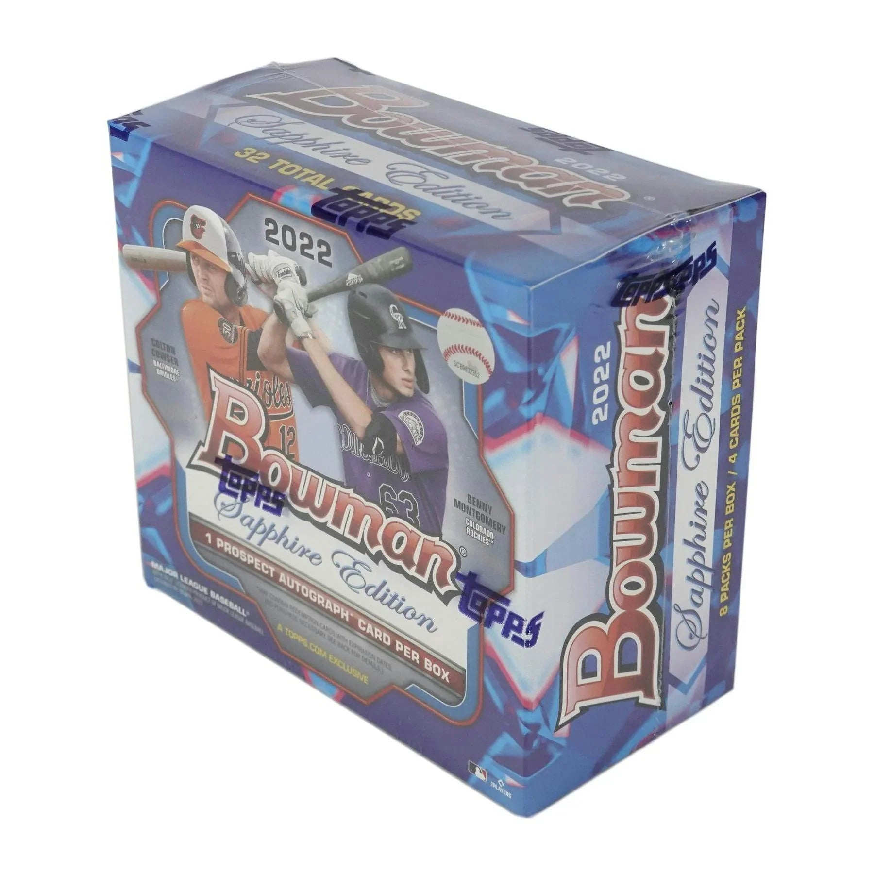 2022 Bowman Baseball Sapphire Edition Hobby Box (Ships Sealed Only)