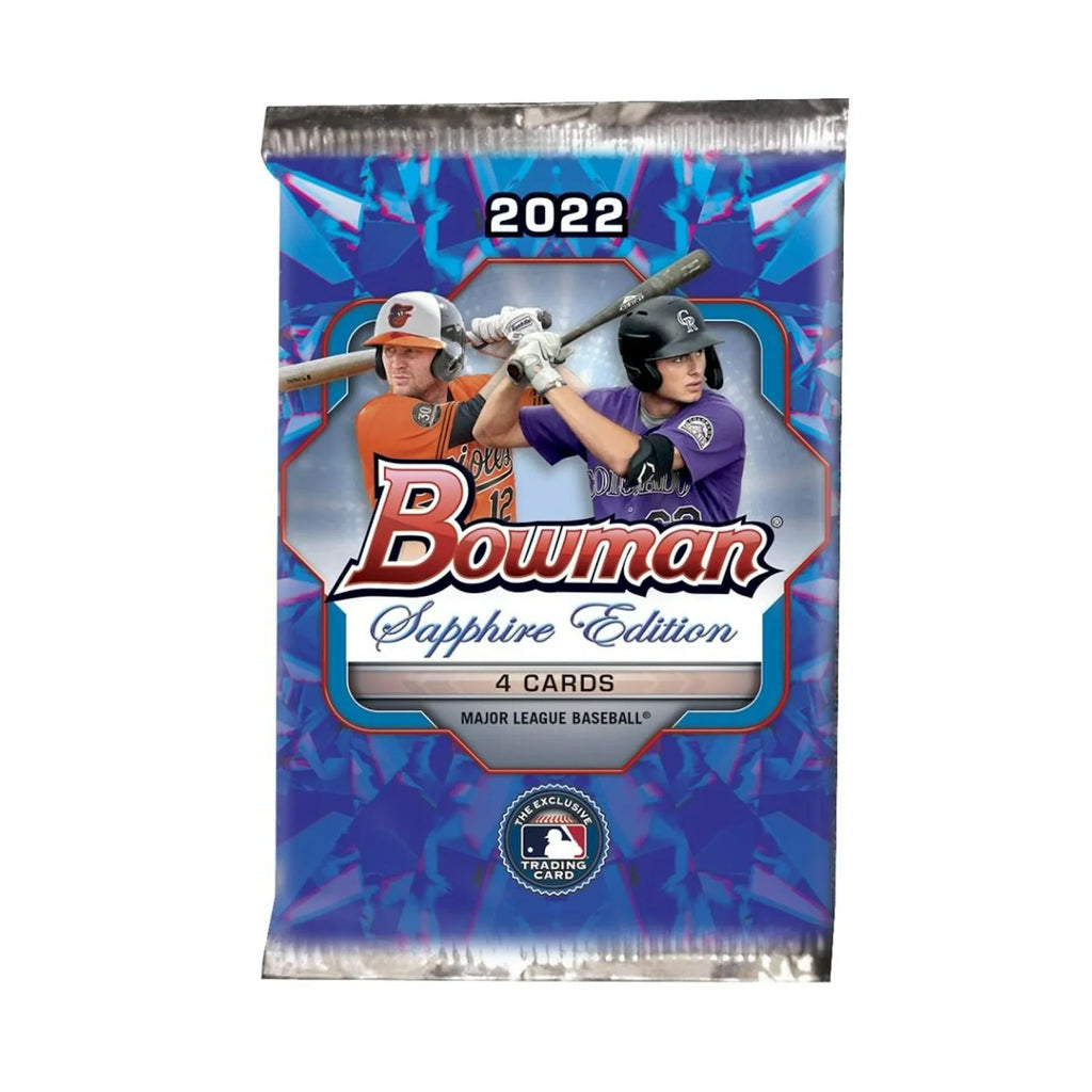 2022 Bowman Baseball Sapphire Edition Hobby Box (Ships Sealed Only)