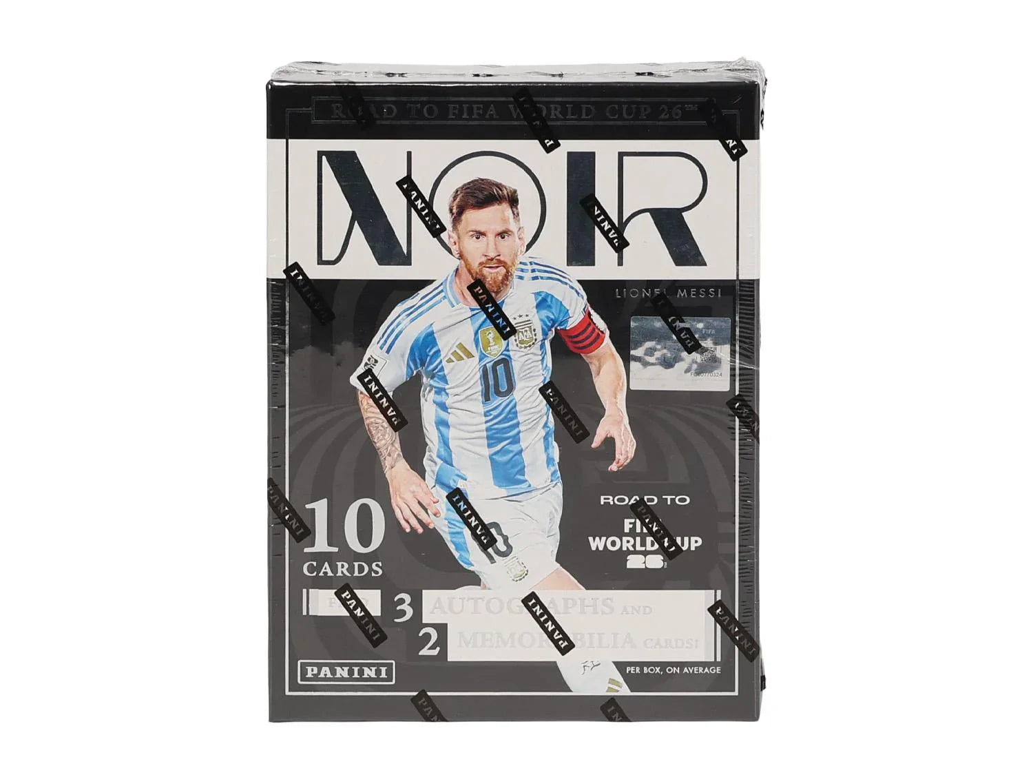 2025 26 Panini Noir Road to FIFA World Cup Soccer Hobby Box (Ships Sealed Only)