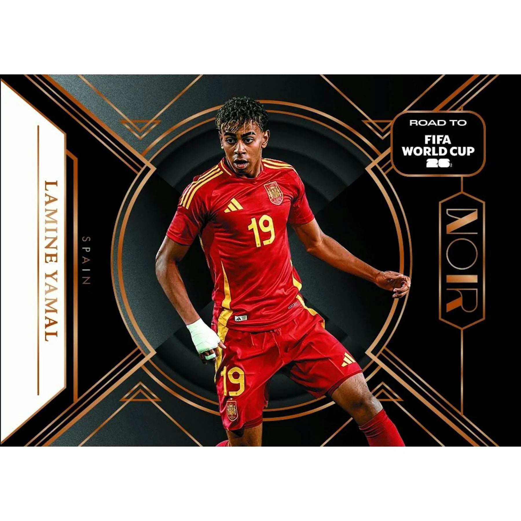 2025 26 Panini Noir Road to FIFA World Cup Soccer Hobby Box (Ships Sealed Only)