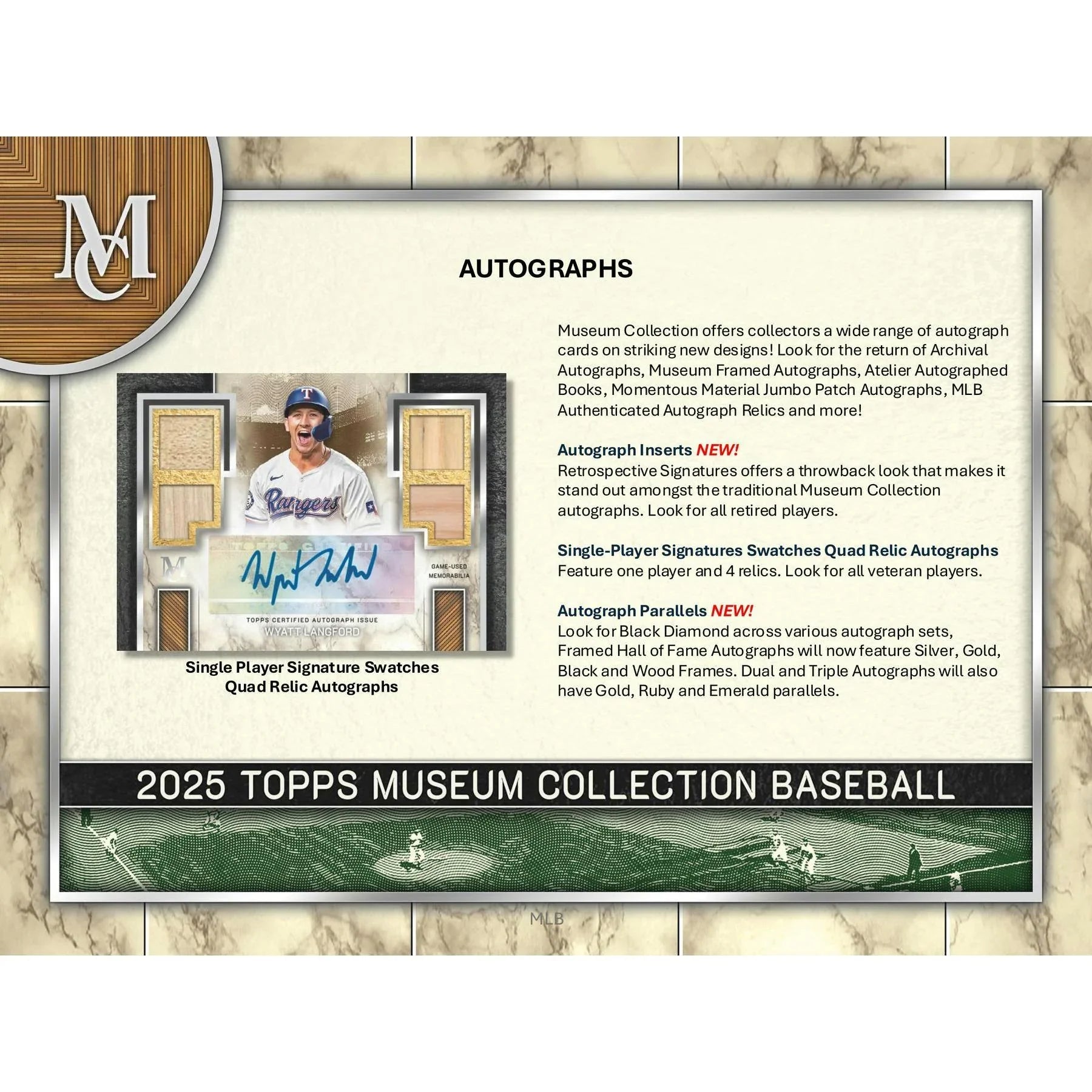 2025 Topps Museum Collection Baseball Hobby Box (Ships Sealed Only)