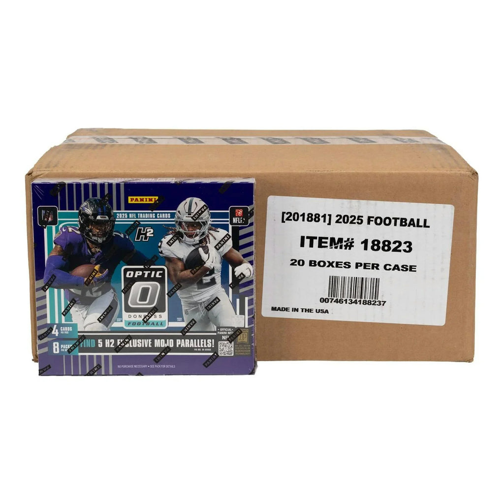 2025 Panini Donruss Optic Football H2 20 Box Case (Ships Sealed Only) - D2