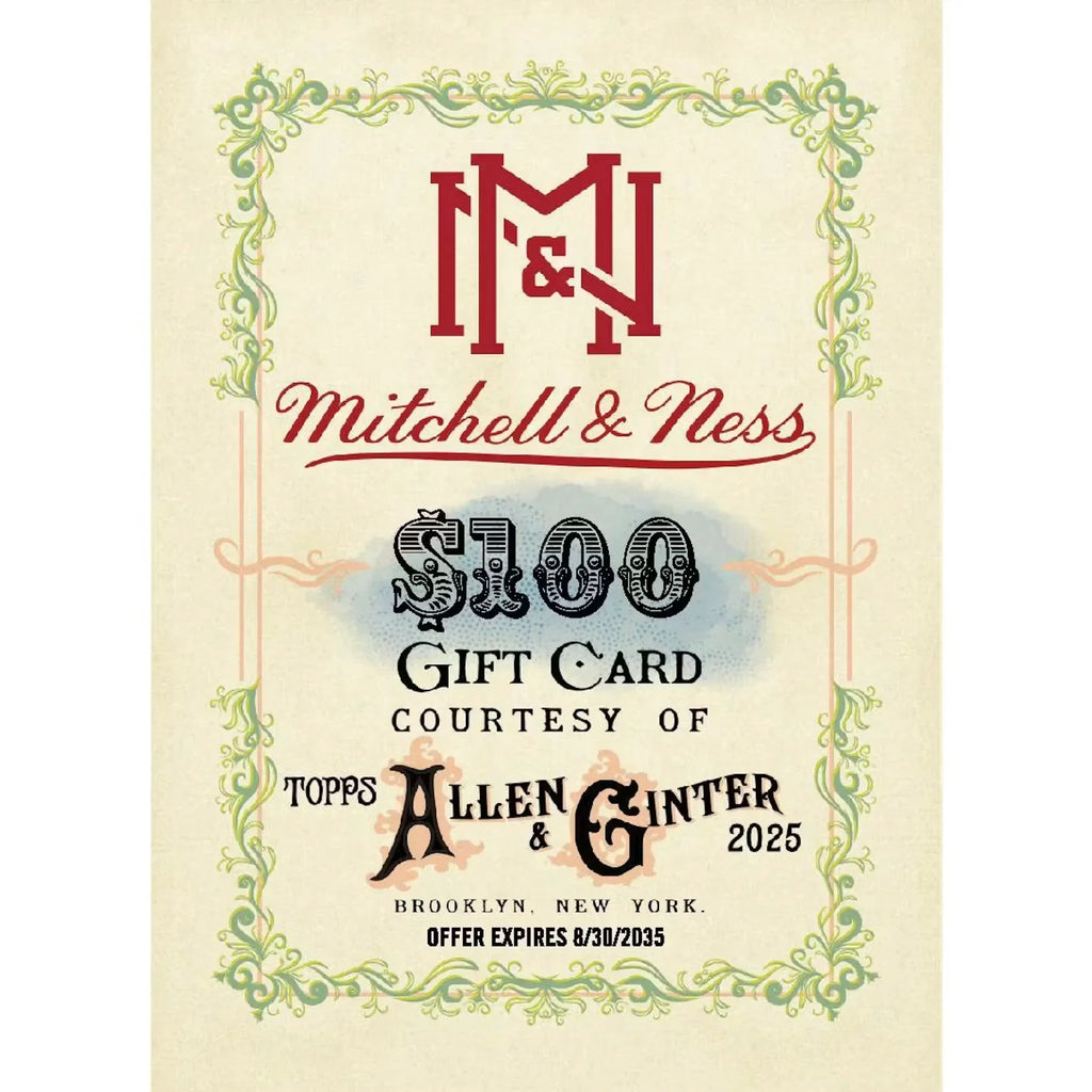 2025 Topps Allen Ginter Baseball Hobby Box Mitchell Ness (Ships Sealed Only)