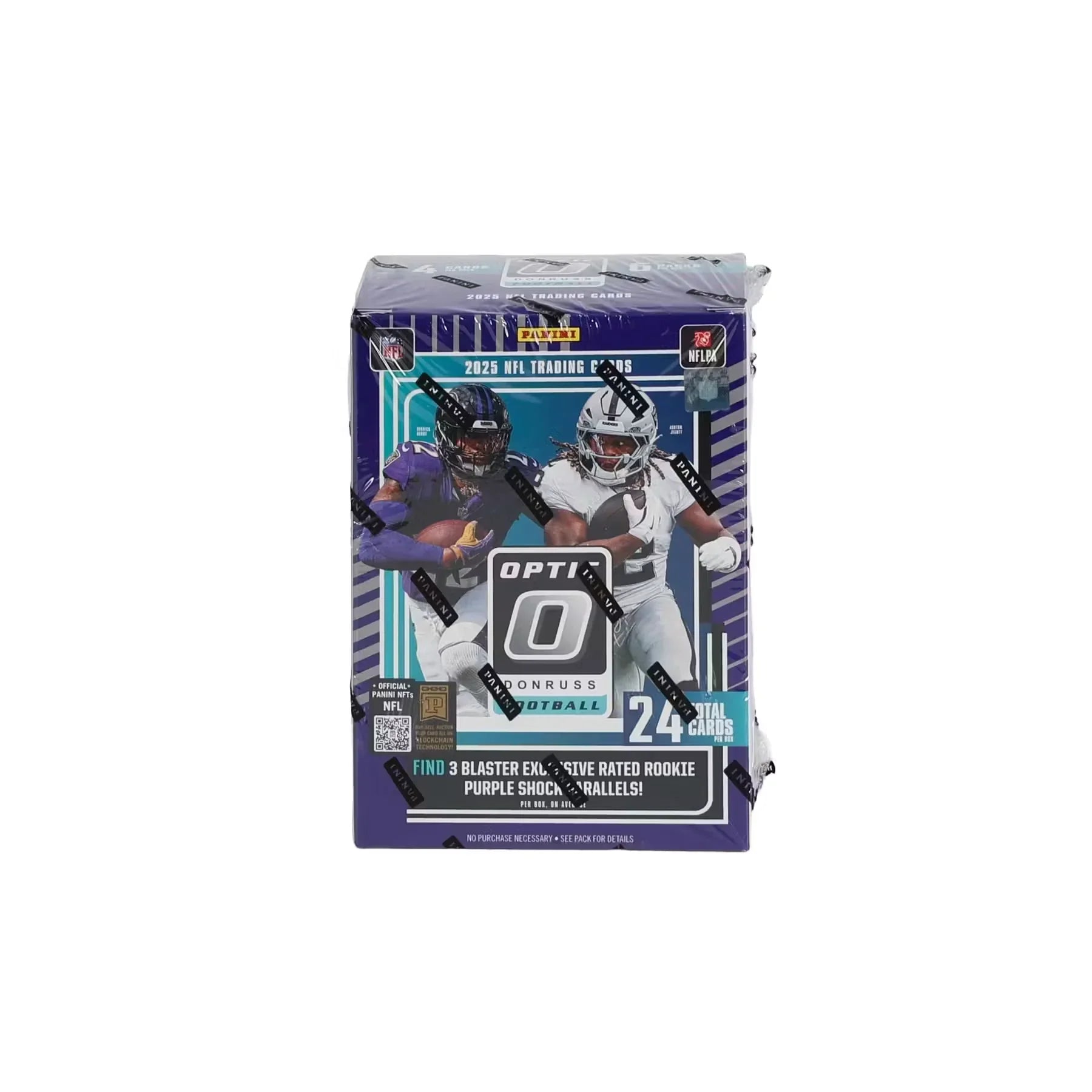2025 Panini Donruss Optic Football Blaster 20 Box Case Purple Shock Parallels (Ships Sealed Only)
