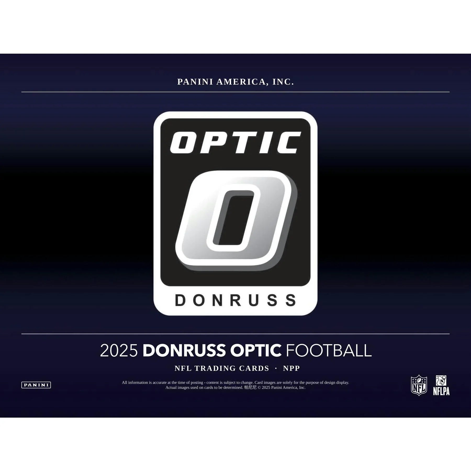 2025 Panini Donruss Optic Football Blaster 20 Box Case Purple Shock Parallels (Ships Sealed Only)