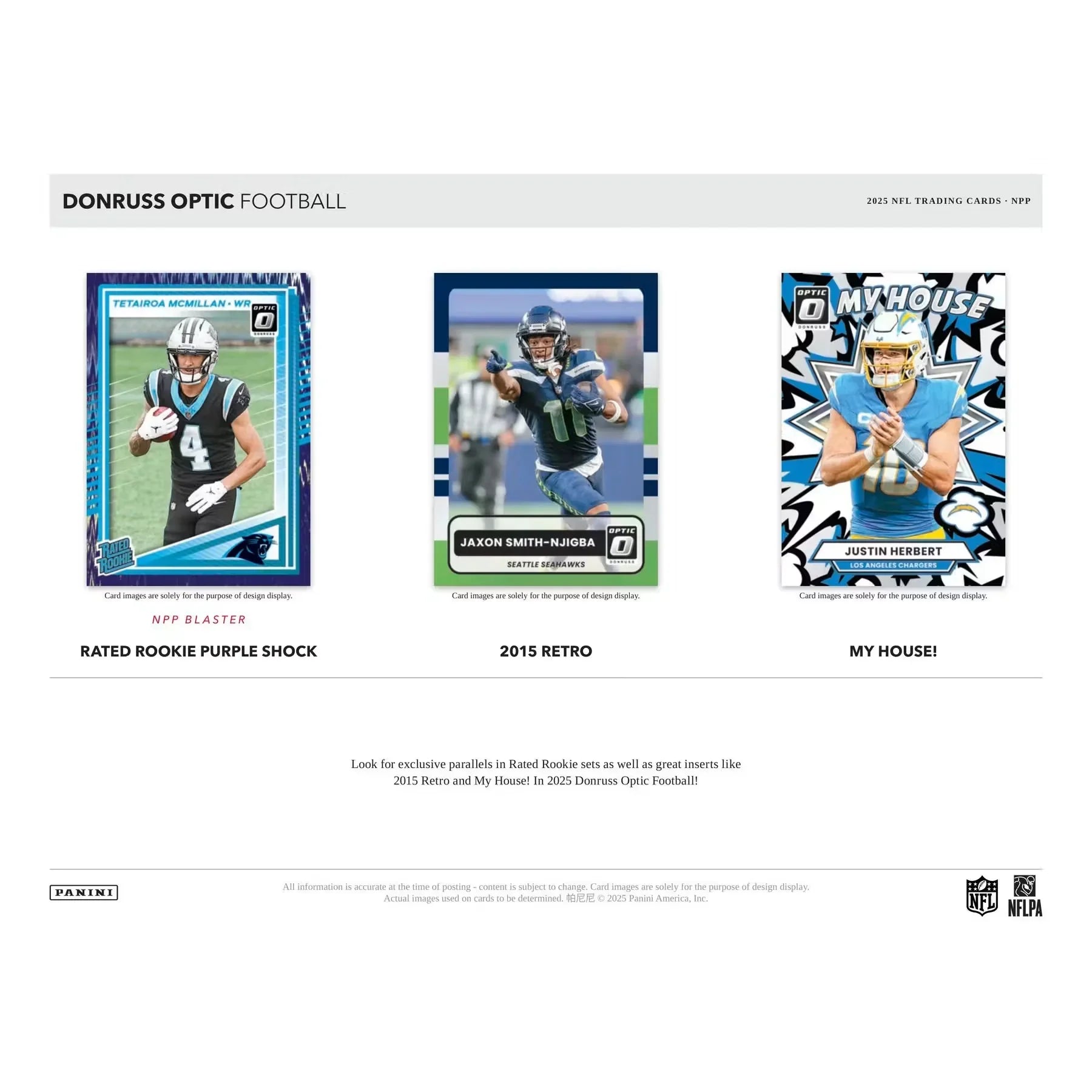 2025 Panini Donruss Optic Football Blaster 20 Box Case Purple Shock Parallels (Ships Sealed Only)