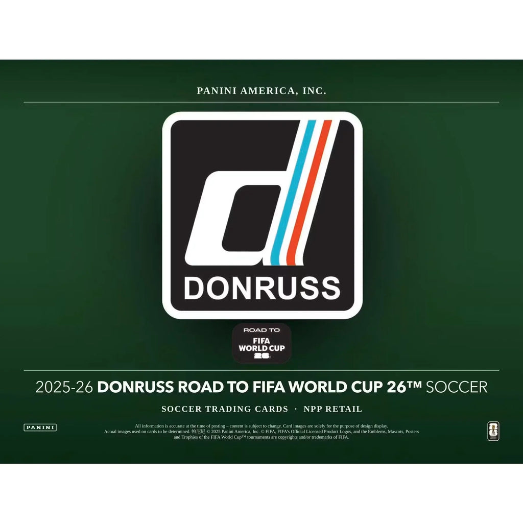 2025 26 Panini Donruss Road to FIFA World Cup Soccer Blaster Box (Ships Sealed Only)