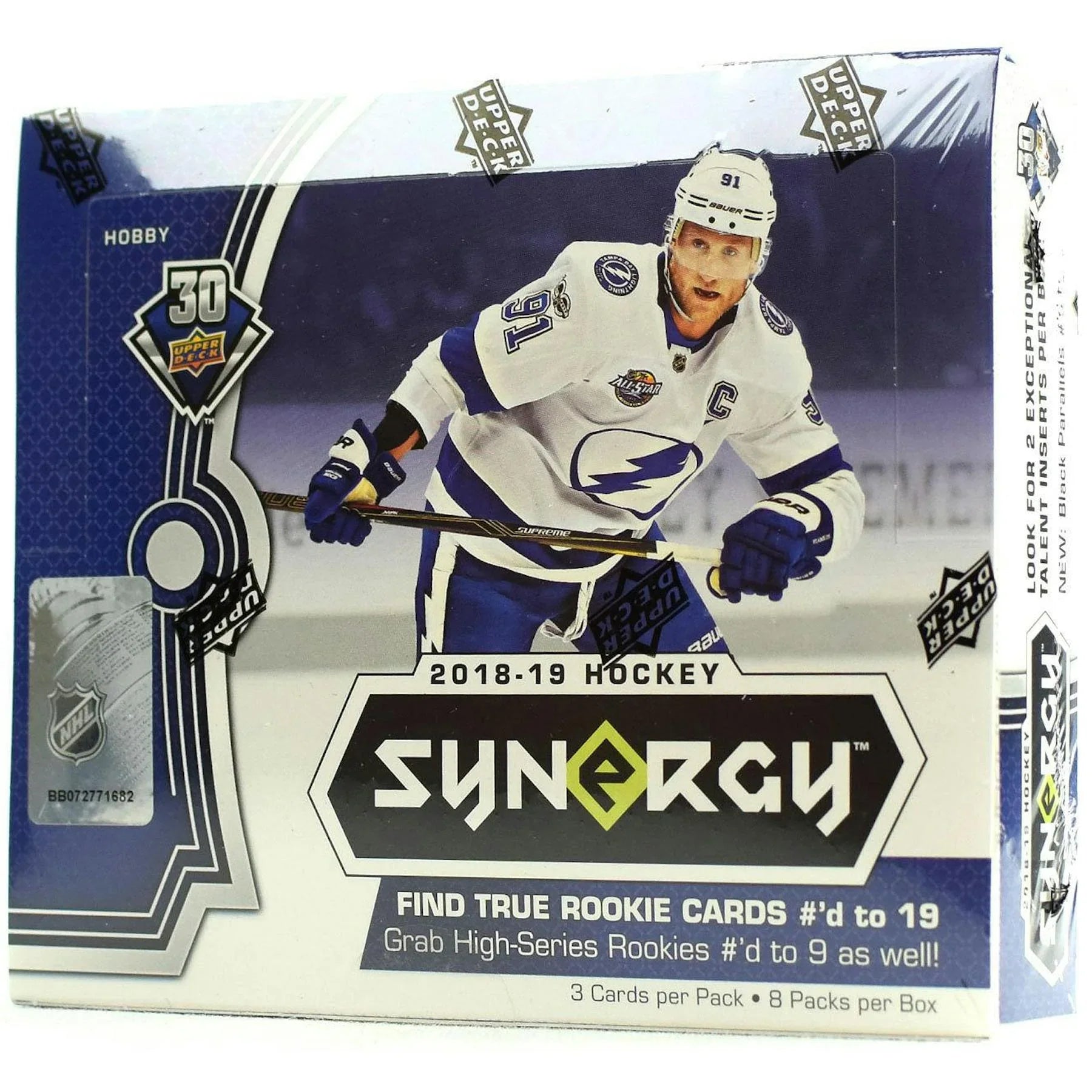 2018 19 Upper Deck Synergy Hockey Hobby Box (Ships Sealed Only)
