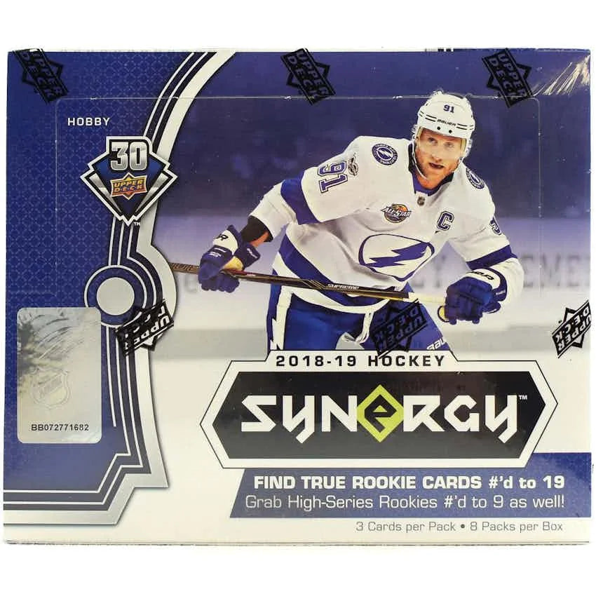 2018 19 Upper Deck Synergy Hockey Hobby Box (Ships Sealed Only)