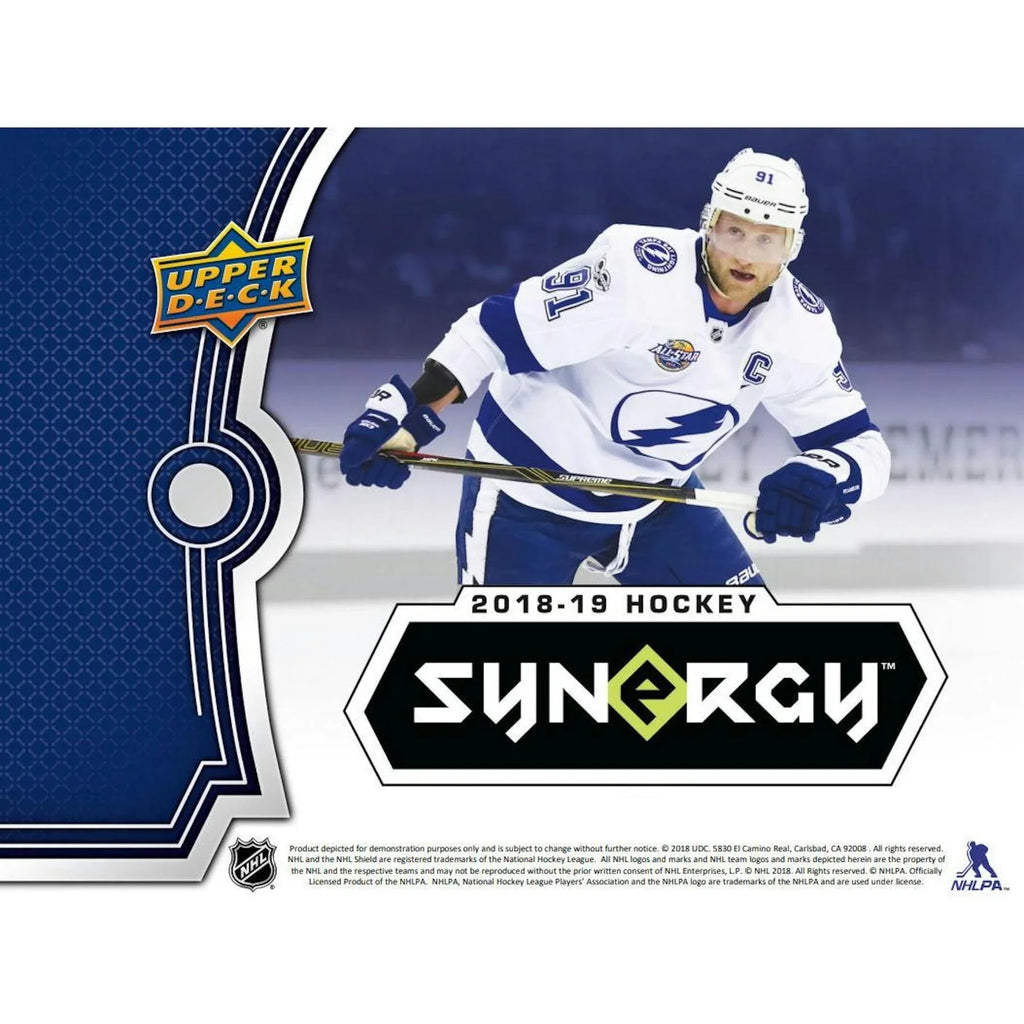 2018 19 Upper Deck Synergy Hockey Hobby Box (Ships Sealed Only)