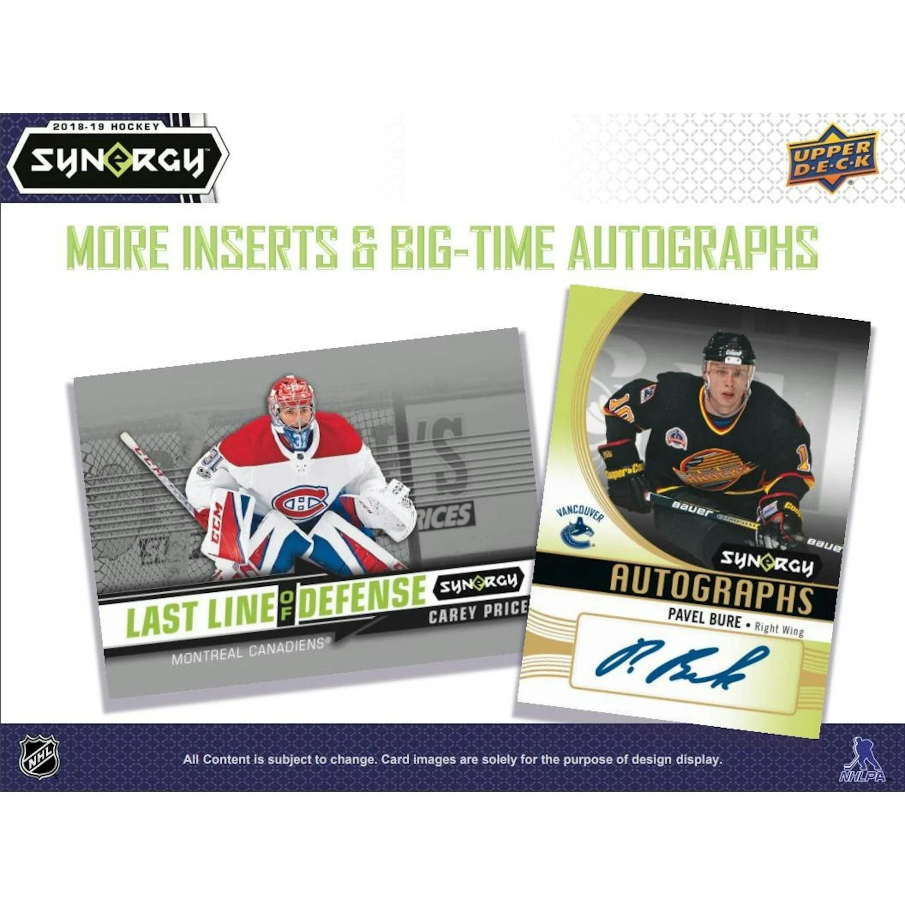 2018 19 Upper Deck Synergy Hockey Hobby Box (Ships Sealed Only)