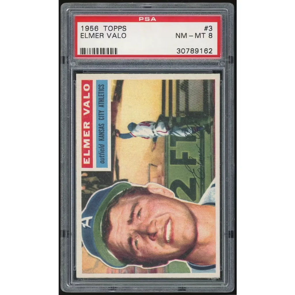 1956 Topps #3 Elmer Valo Card | PSA 8