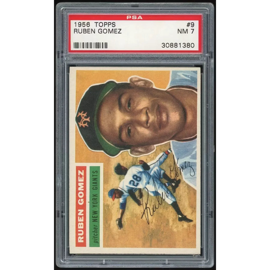 1956 Topps #9 Ruben Gomez Card | PSA 7