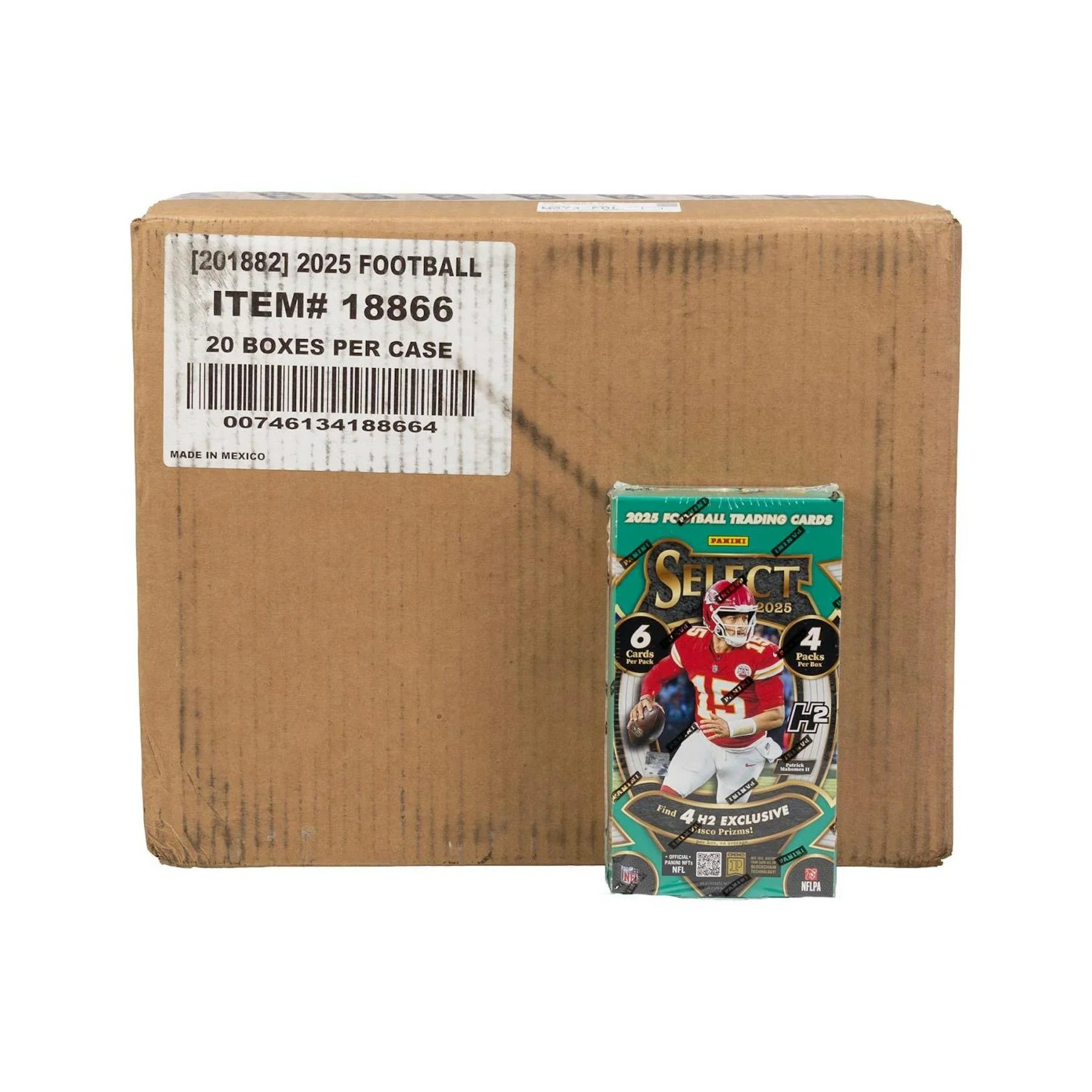 2025 Panini Select Football H2 20 Box Case Hobby (Ships Sealed Only)