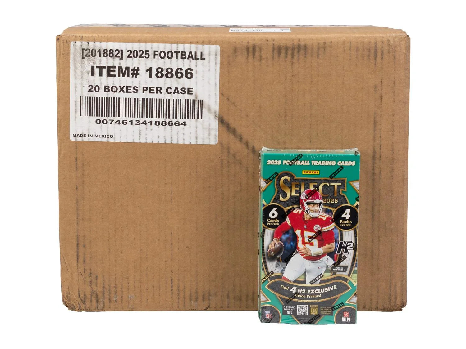 2025 Panini Select Football H2 20 Box Case Hobby (Ships Sealed Only)