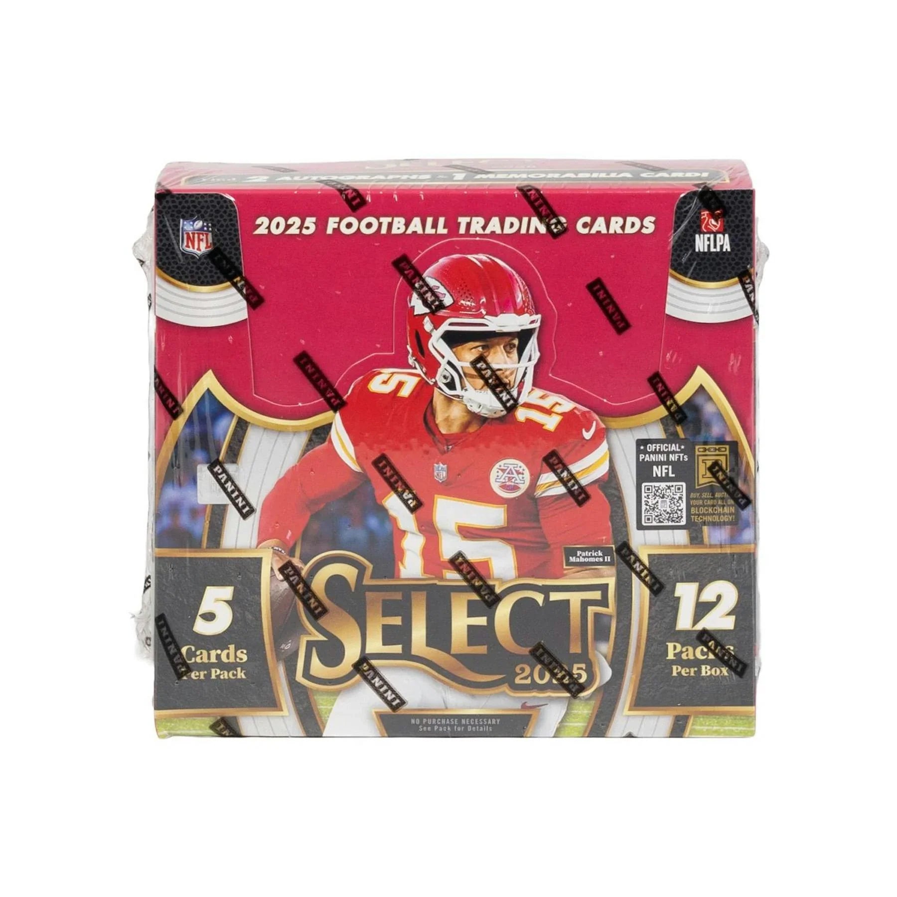 2025 Panini Select Football Hobby 12 Box Case (Ships Sealed Only) - D2