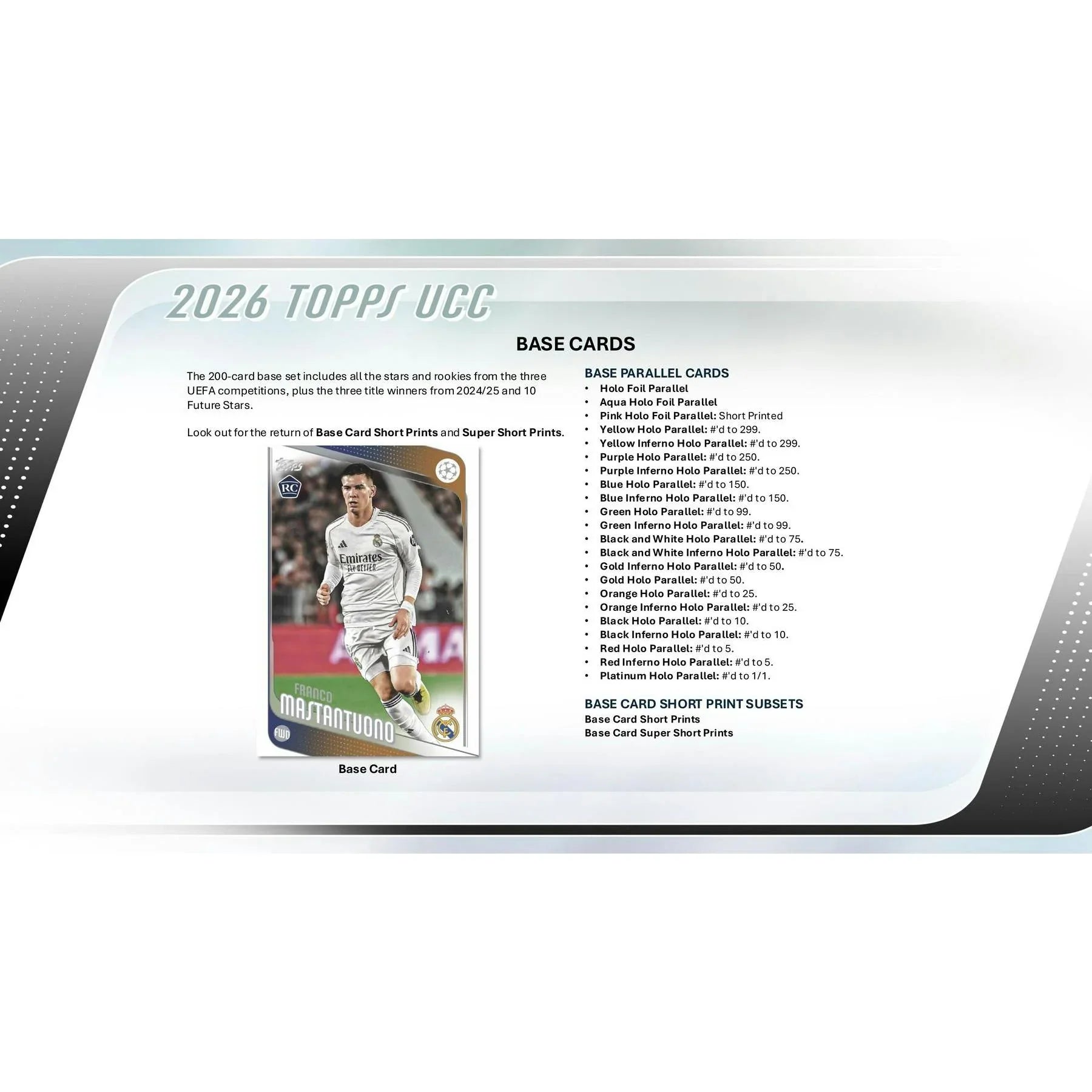 2025 26 Topps UEFA Club Competitions Soccer Blaster 40 Box Case (Ships Sealed Only) - D3