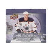 2021 22 Upper Deck Credentials Hockey Hobby Box (Ships Sealed Only)