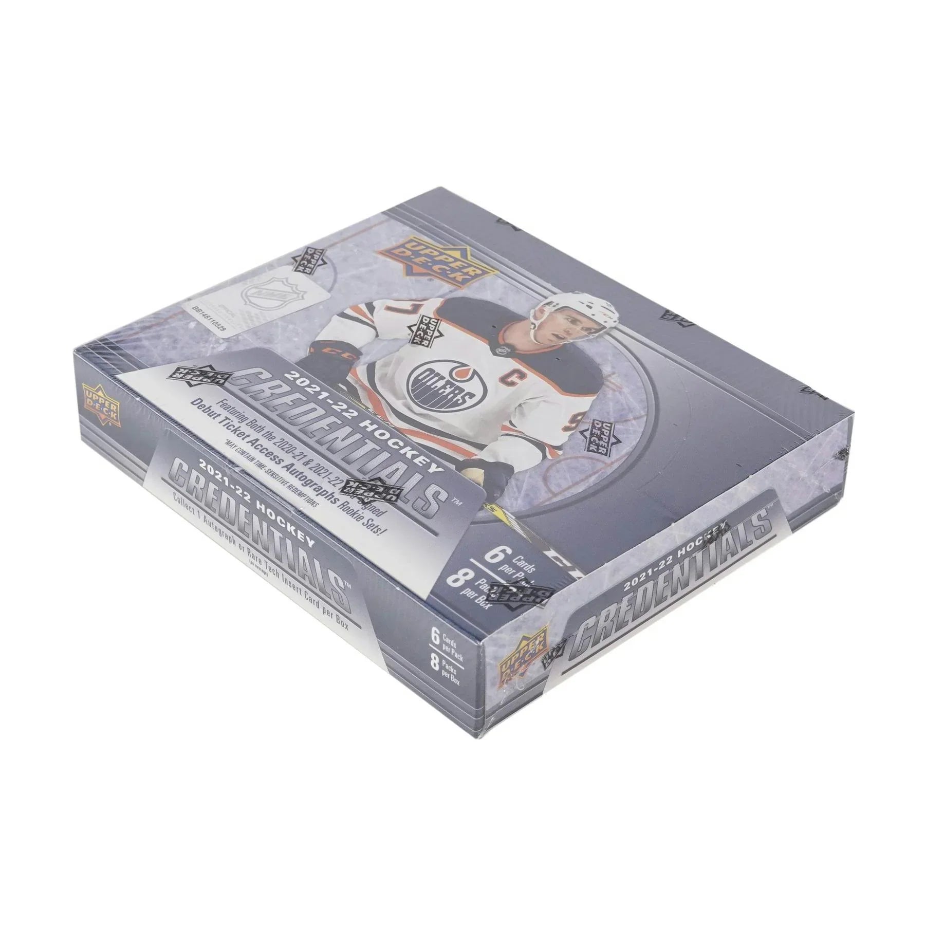 2021 22 Upper Deck Credentials Hockey Hobby Box (Ships Sealed Only)