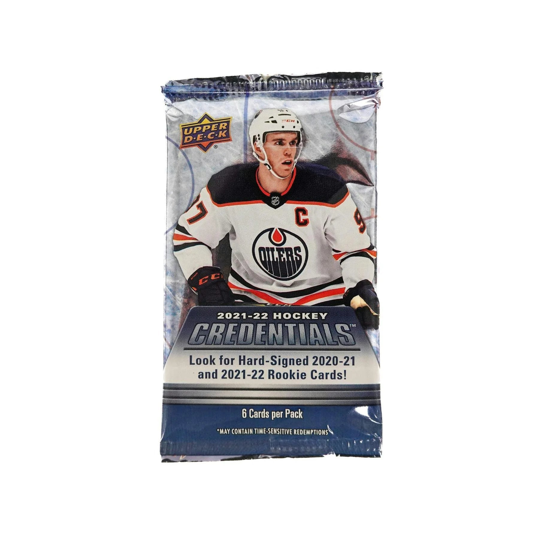 2021 22 Upper Deck Credentials Hockey Hobby Box (Ships Sealed Only)