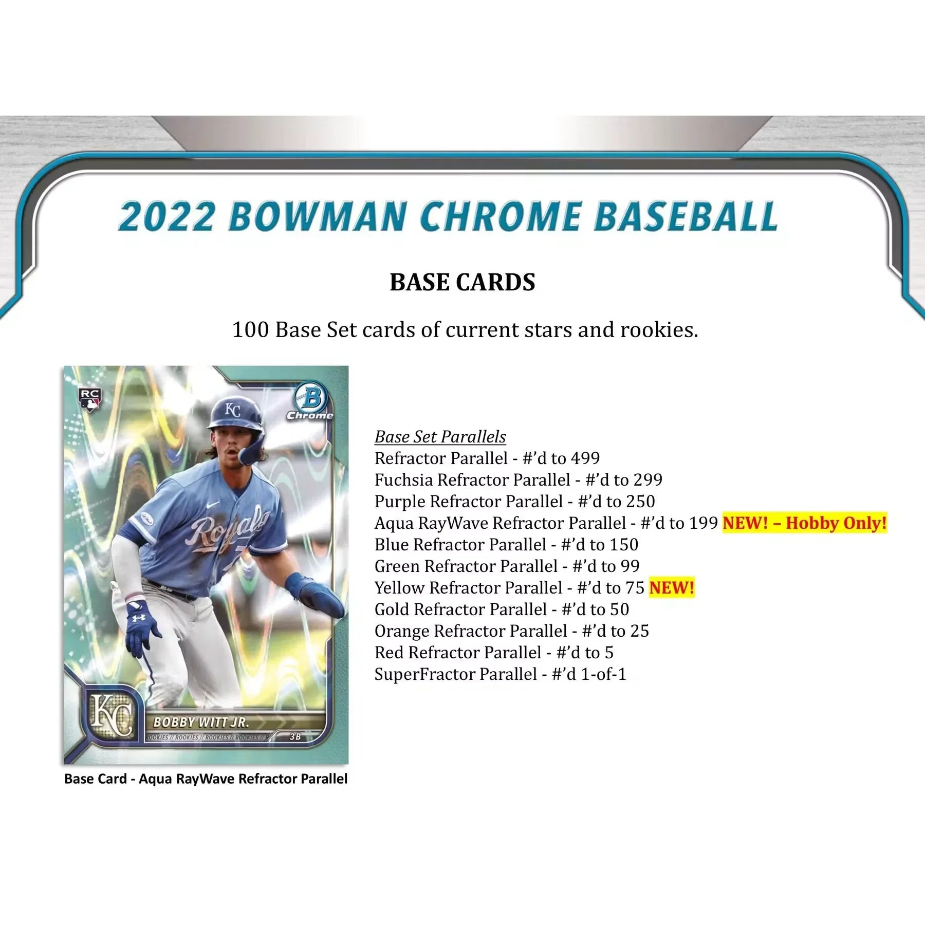 2022 Bowman Chrome Baseball Hobby 12-Box Case (Ships Sealed Only) - D