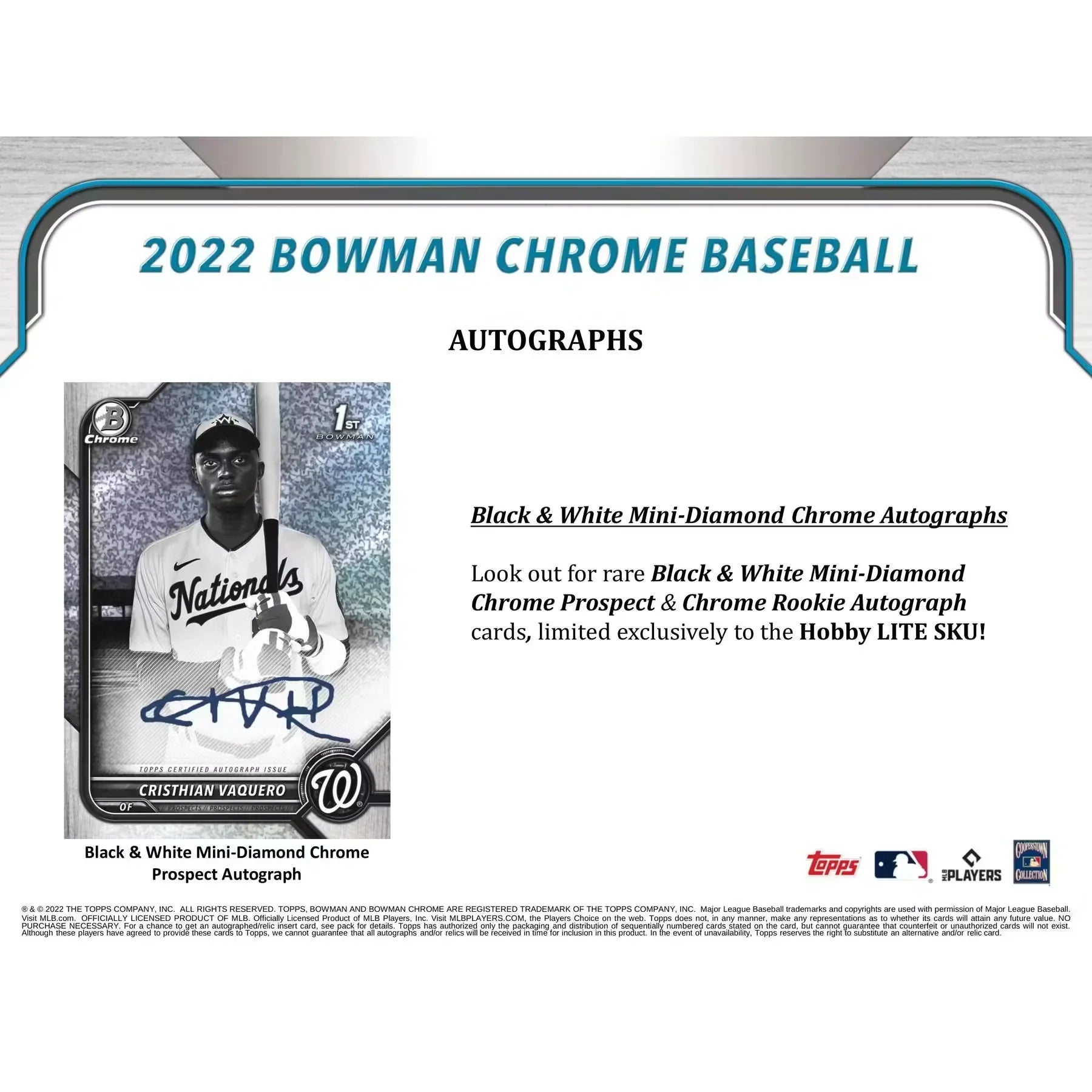 2022 Bowman Chrome Baseball LITE 16-Box Case (Ships Sealed Only)