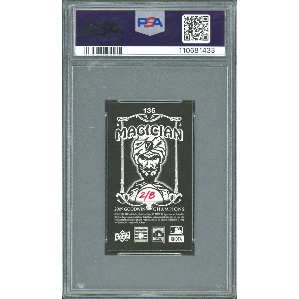 Tony Gwynn 2009 Goodwin Champions Mini Magician Foil Card | PSA 8