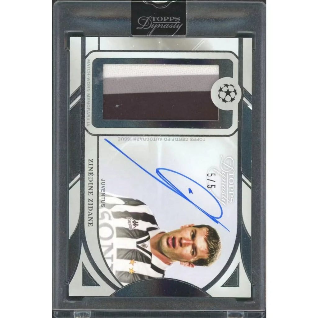 Zinedine Zidane Signed Patch Auto Card | 2024-25 Dynasty UEFA #5/5