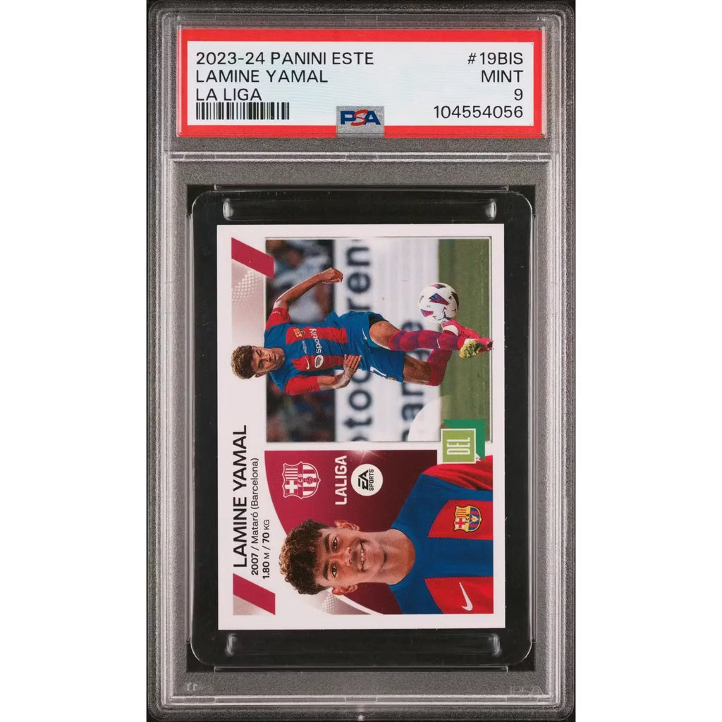 Lamine Yamal 2023 Panini Este Sticker #19BIS | PSA 9