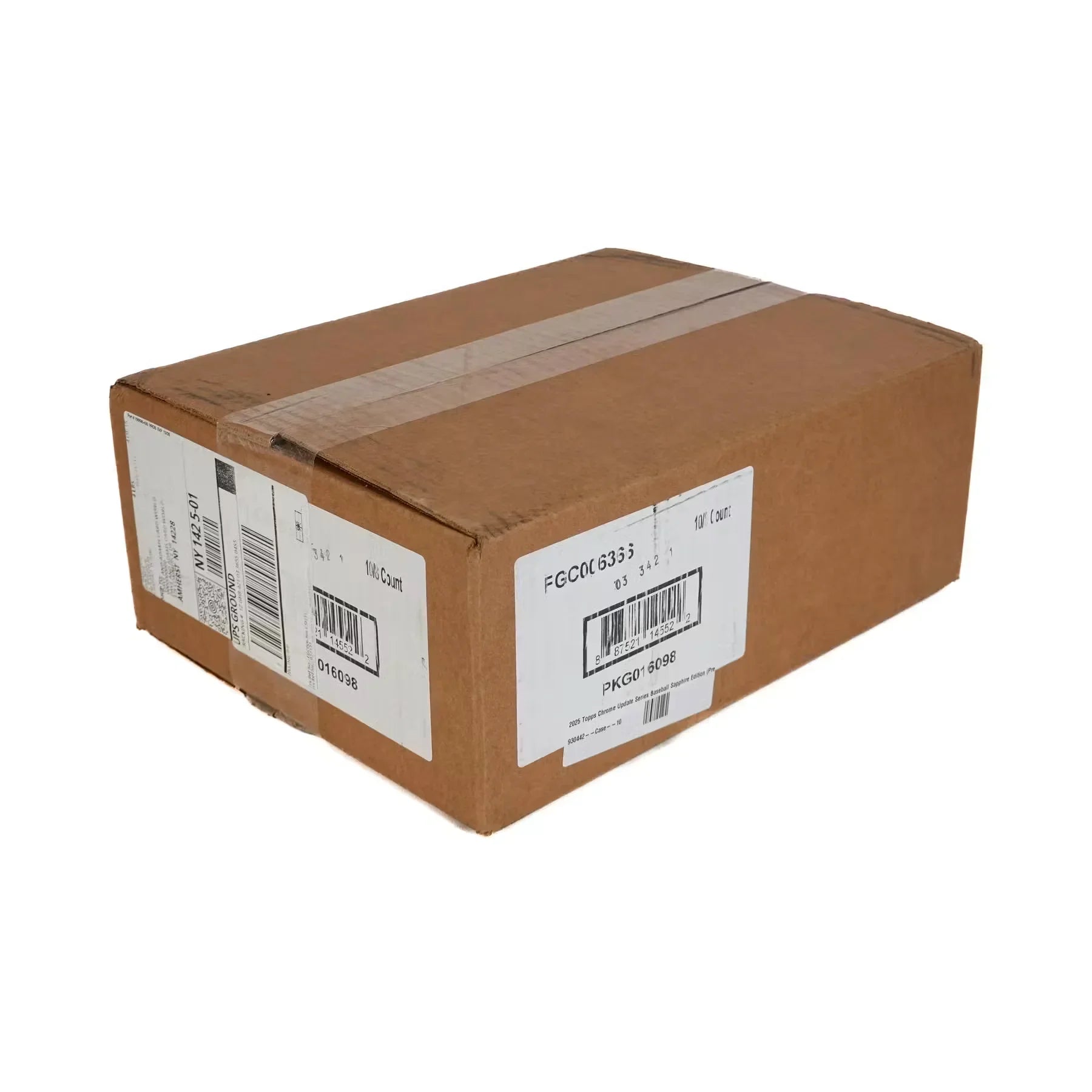 2025 Topps Chrome Update Sapphire Edition 10-Box Case (Ships Sealed Only)