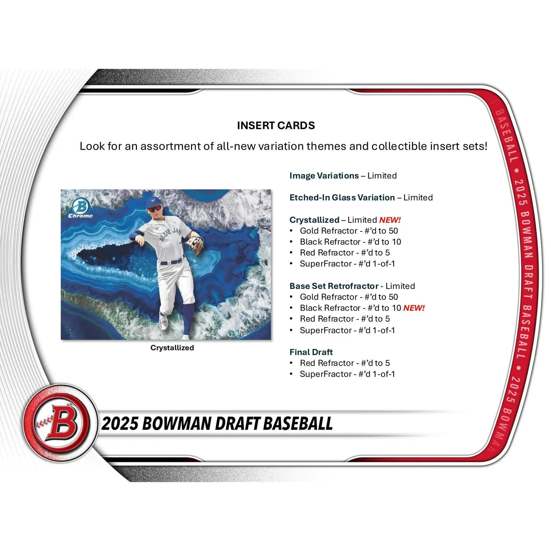 2025 Bowman Draft Baseball Super Jumbo 6 Box Case (Ships Sealed Only) - D2