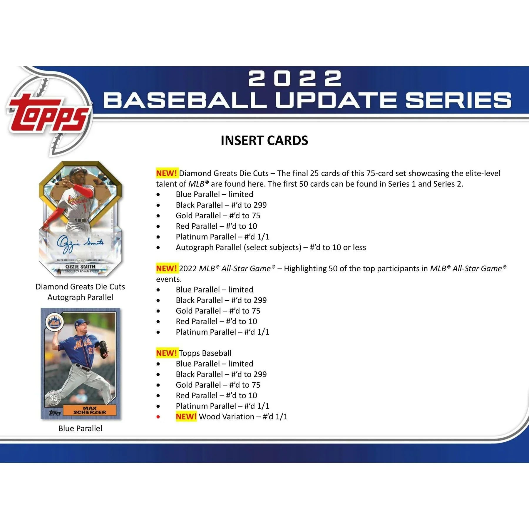 2022 Topps Update Series Baseball Hobby Box (Ships Sealed Only) - D