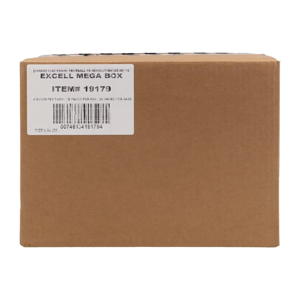 2025 Panini Revolution Football Mega 20-Box Case | Storm Parallels (Ships Sealed Only) - D