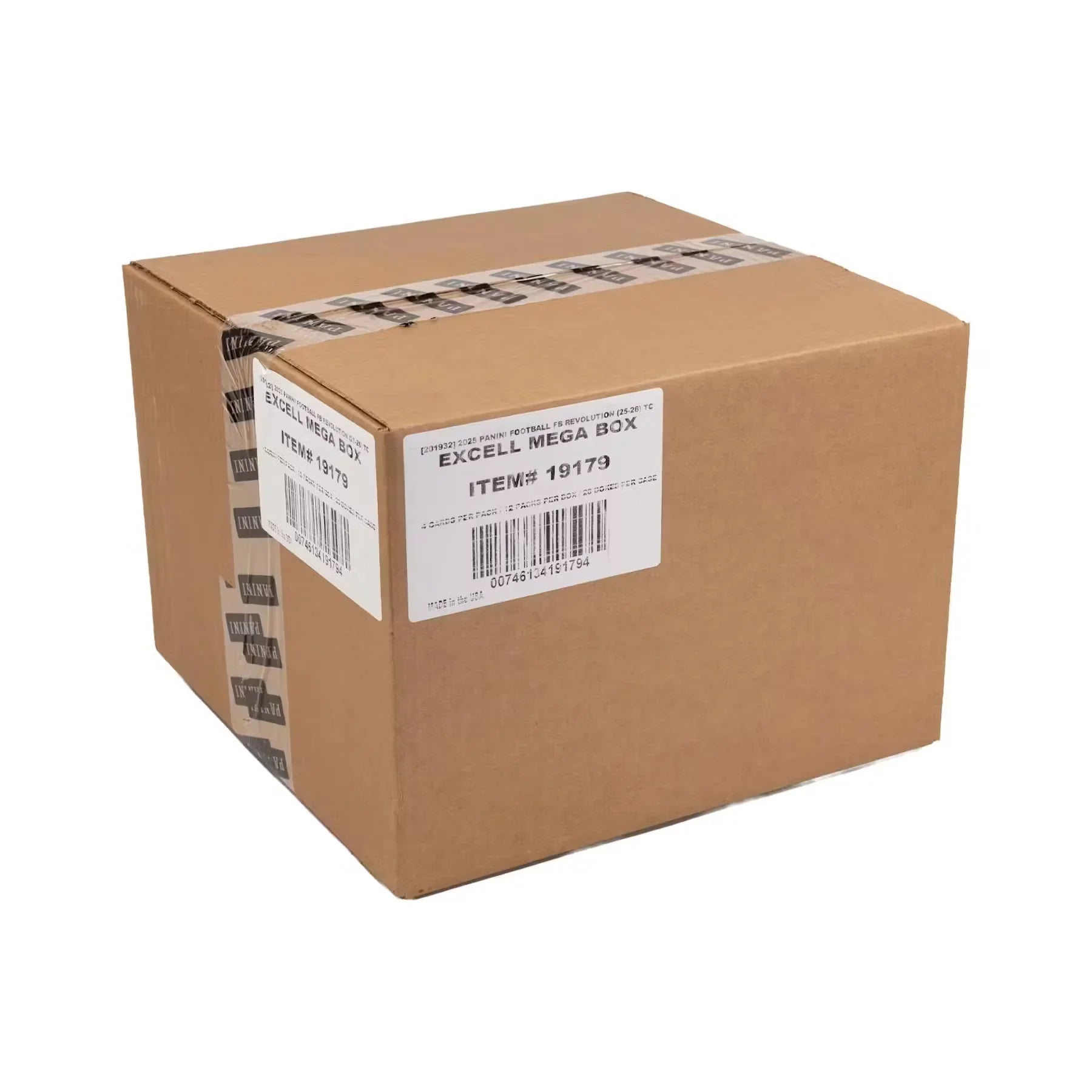 2025 Panini Revolution Football Mega 20-Box Case | Storm Parallels (Ships Sealed Only) - D