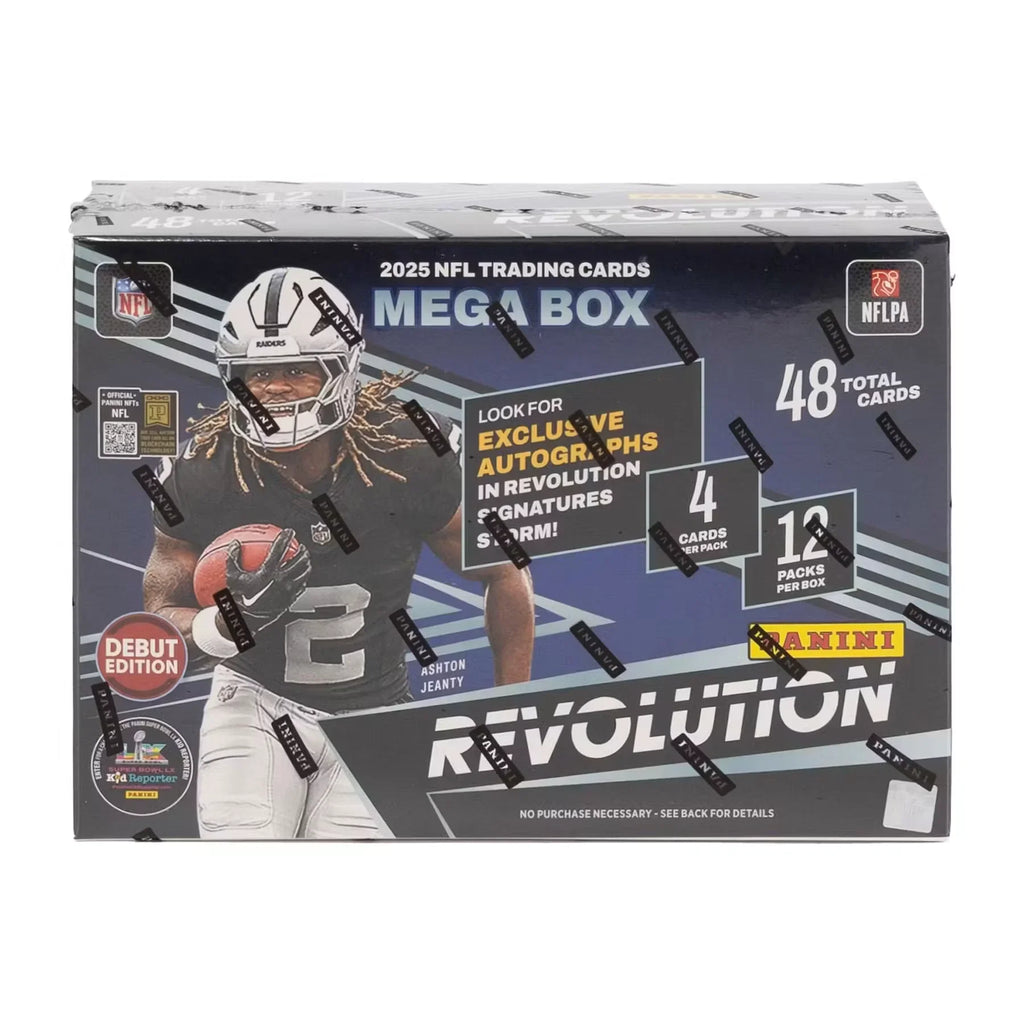 2025 Panini Revolution Football Mega 20-Box Case | Storm Parallels (Ships Sealed Only) - D