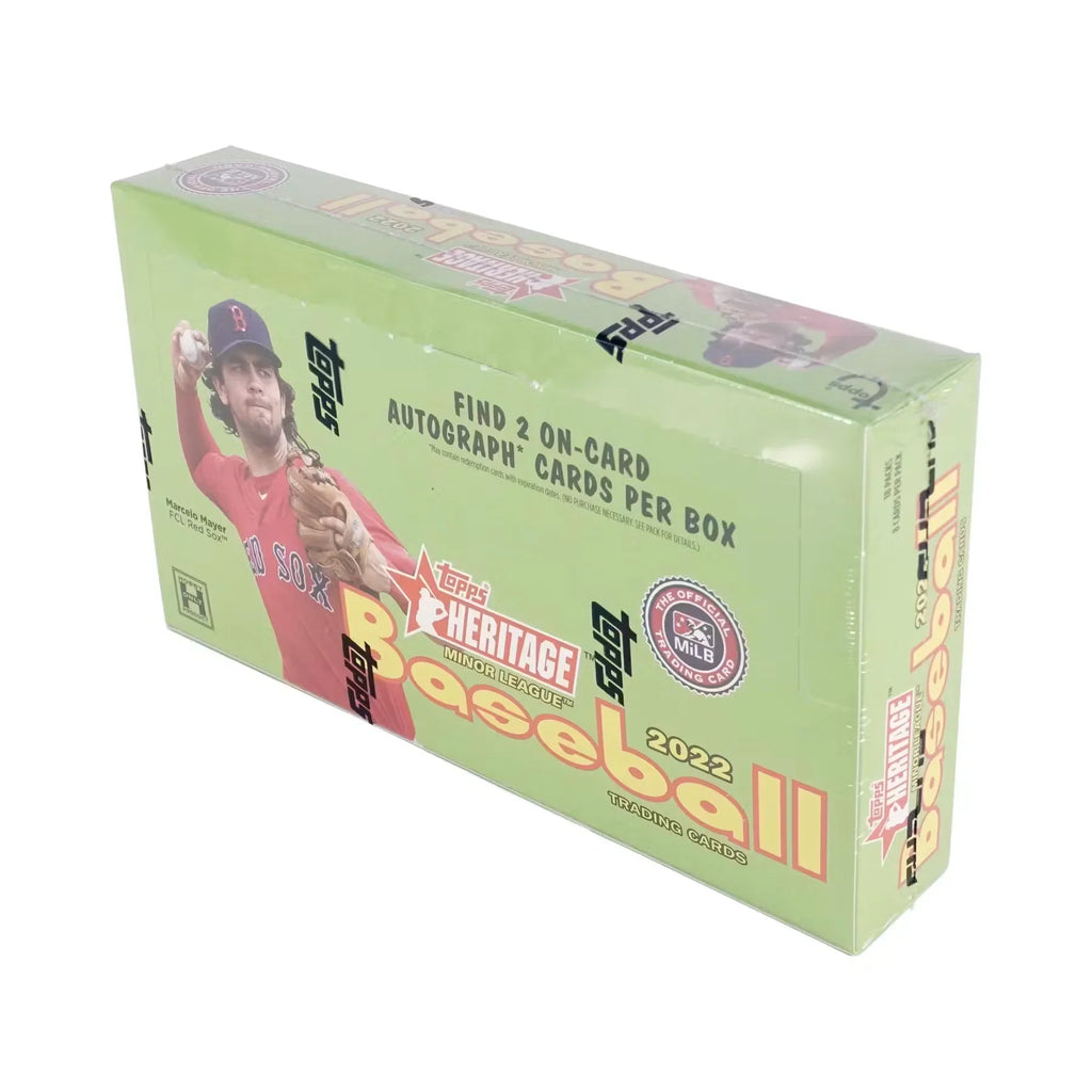 2022 Topps Heritage Minor League Baseball Hobby Box (Ships Sealed Only) - D