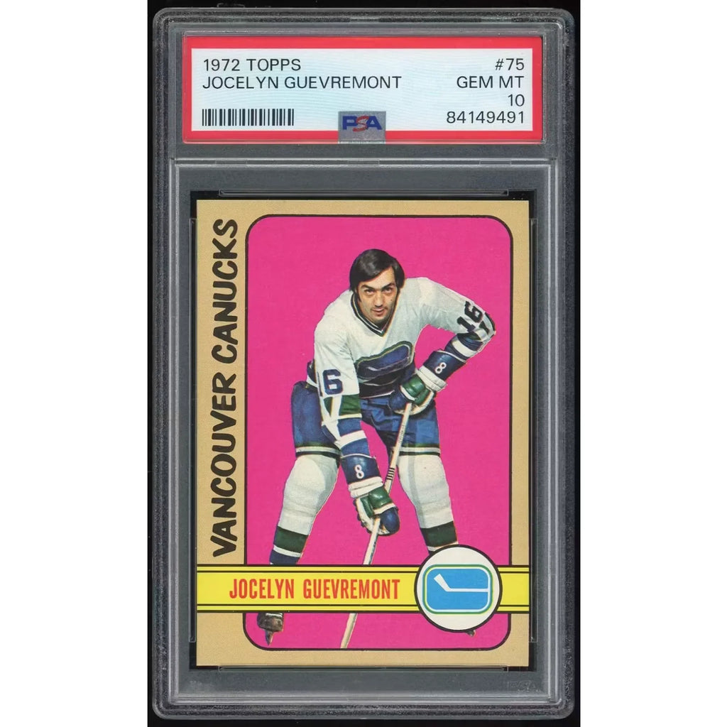 1972-73 Topps #75 Jocelyn Guevremont | PSA 10