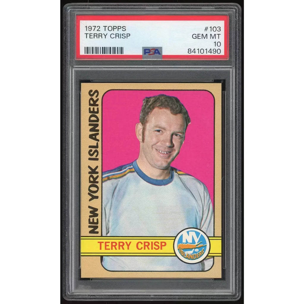 1972-73 Topps #103 Terry Crisp Hockey Card | PSA 10