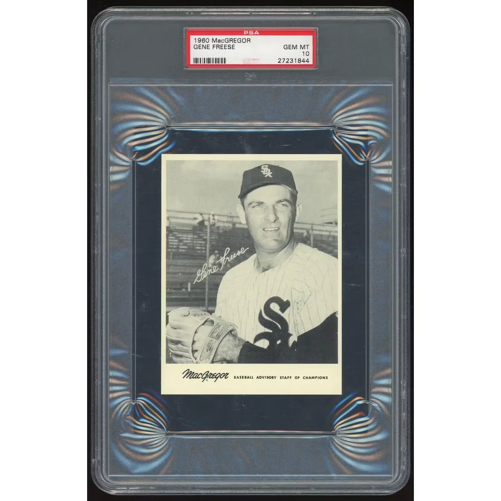 Gene Freese 1960 MacGregor Baseball Card | PSA 10 Graded
