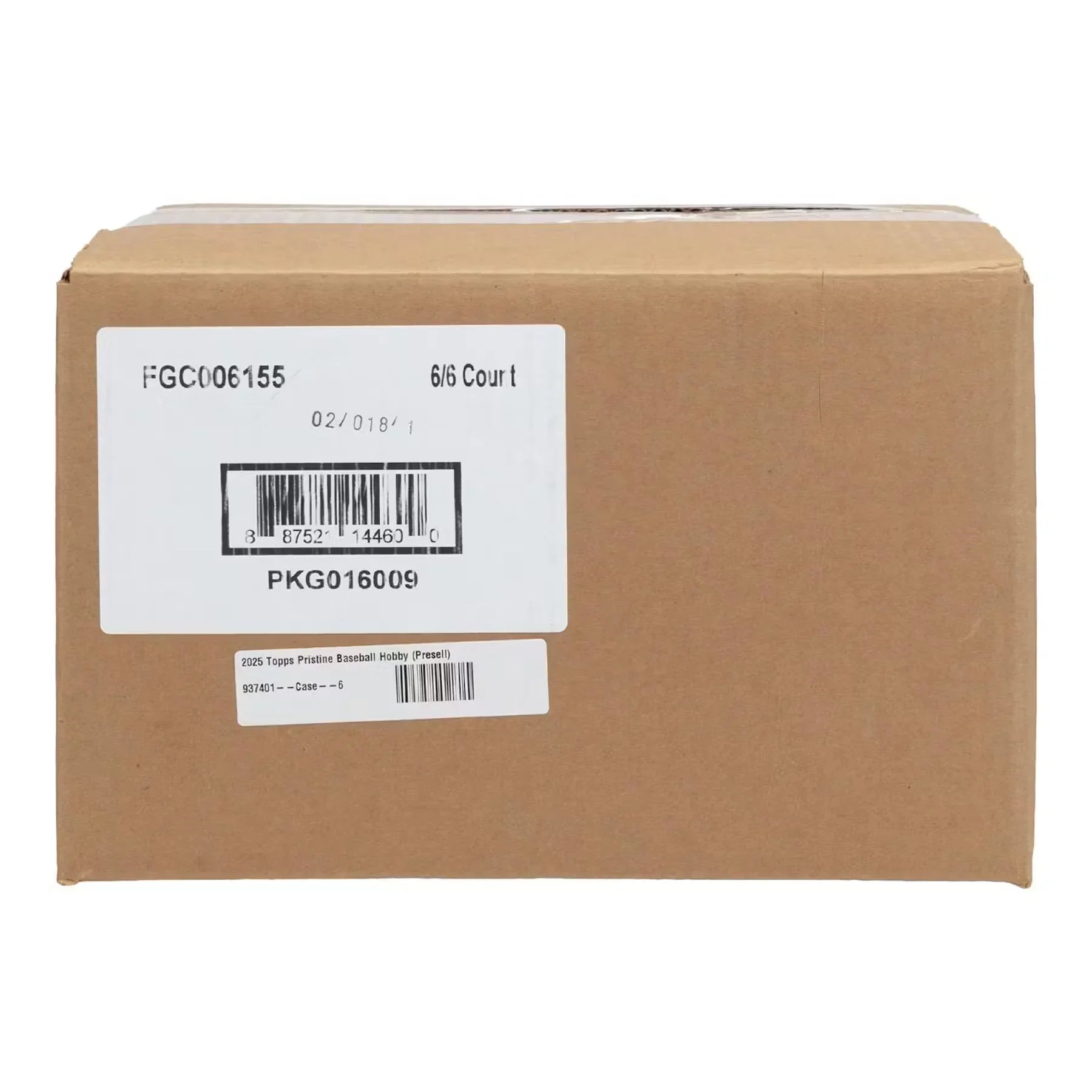 2025 Topps Pristine Baseball Hobby 6 Box Case (Ships Sealed Only)
