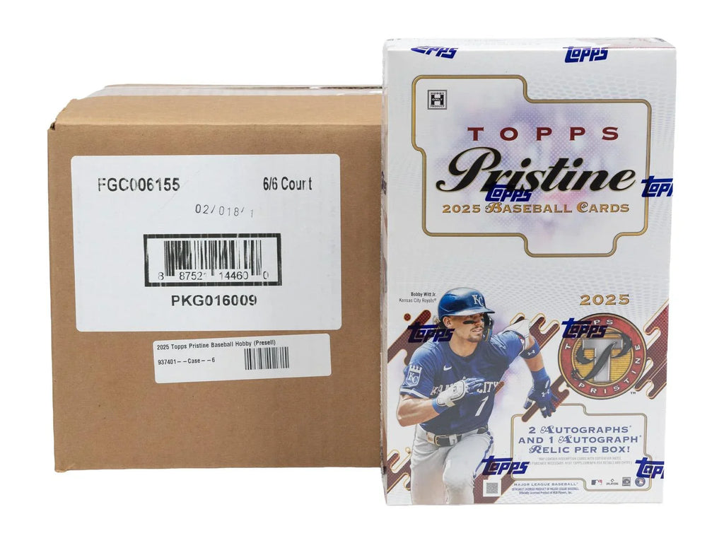 2025 Topps Pristine Baseball Hobby 6 Box Case (Ships Sealed Only)