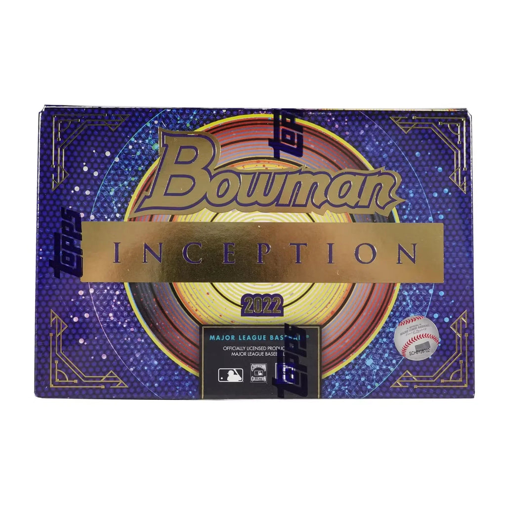 2022 Bowman Inception Baseball Hobby Box (Ships Sealed Only) - D