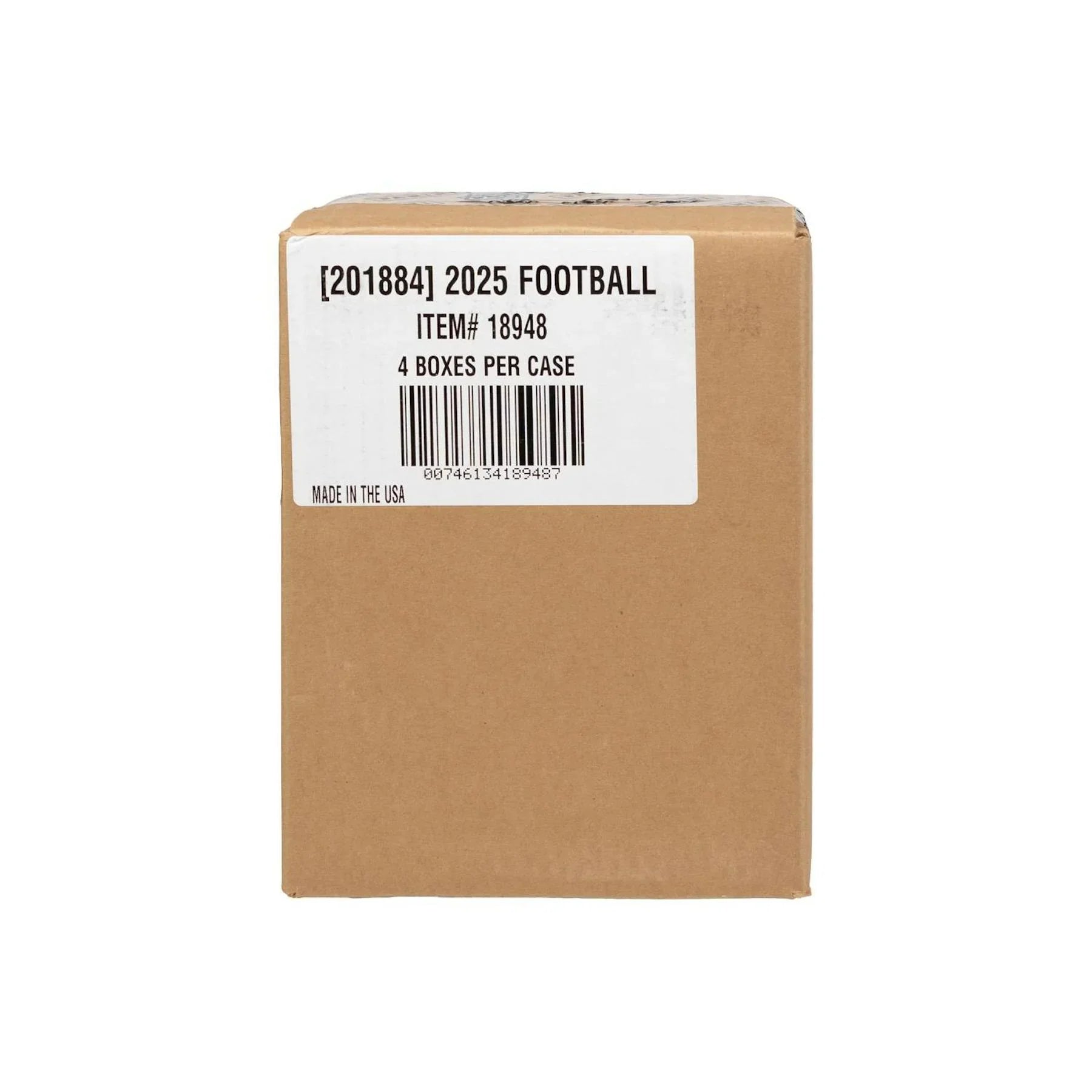 2025 Panini National Treasures Football Hobby 4 Box Case (Ships Sealed Only)