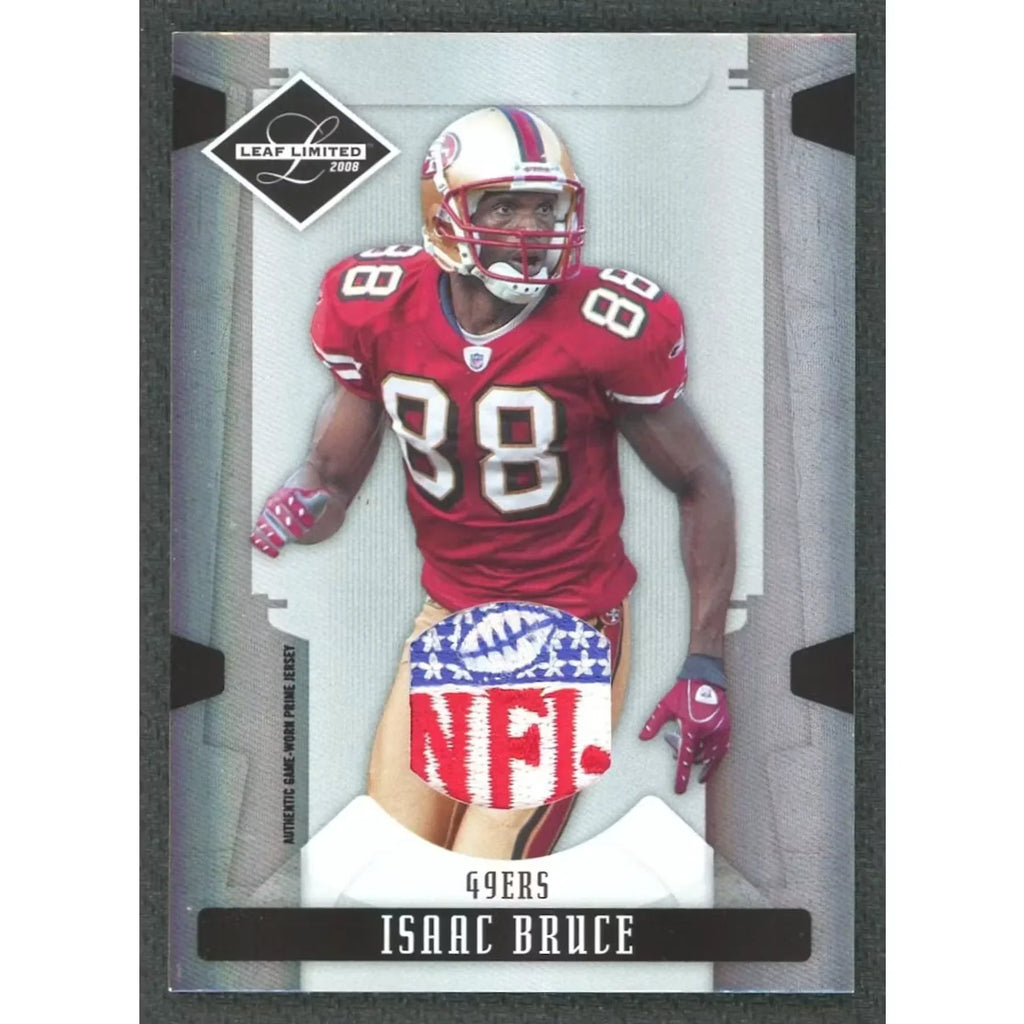 Isaac Bruce Signed 2008 Donruss Playoff Card | NFL Shield 1/1
