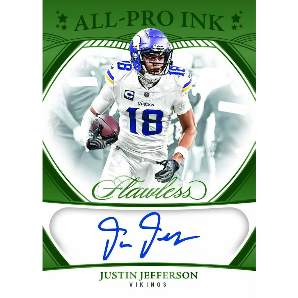 2025 Panini Flawless Football Hobby Box Premium Sealed (Ships Sealed Only)