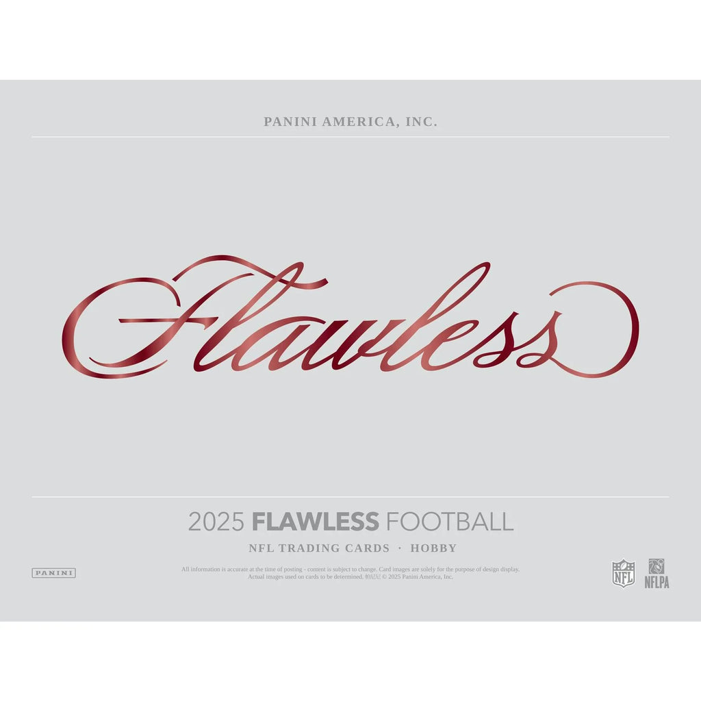 2025 Panini Flawless Football Hobby 2 Box Case (Ships Sealed Only) - D