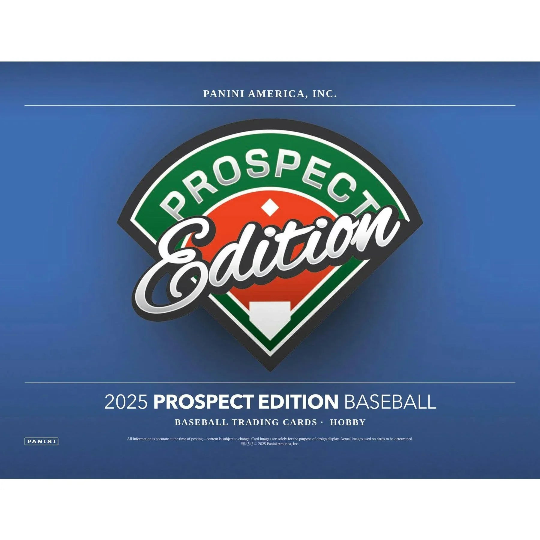 2025 Panini Prospect Edition Baseball Hobby 20 Box Case (Ships Sealed Only) - D2