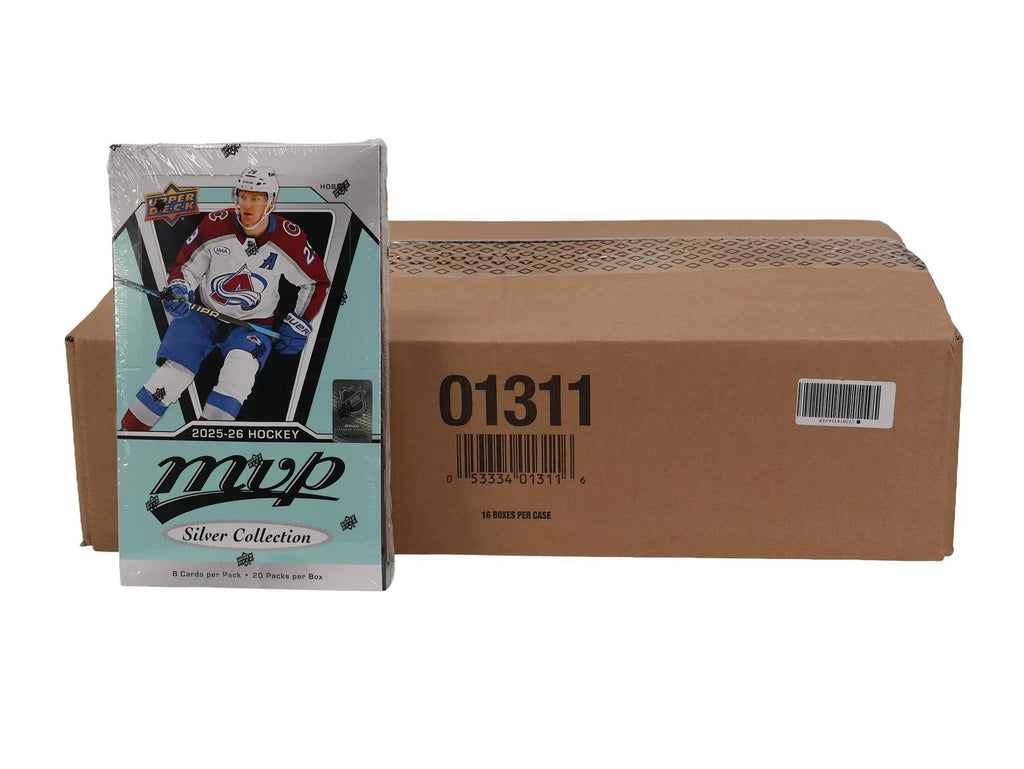 2025 26 Upper Deck MVP Silver Collection CDD Hockey Hobby 16 Box Case (Ships Sealed Only)