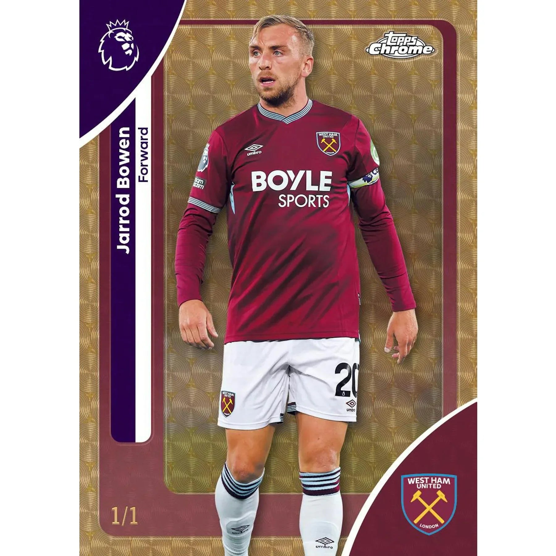 2026 Topps Chrome Premier League Hobby Box (Ships Sealed Only)