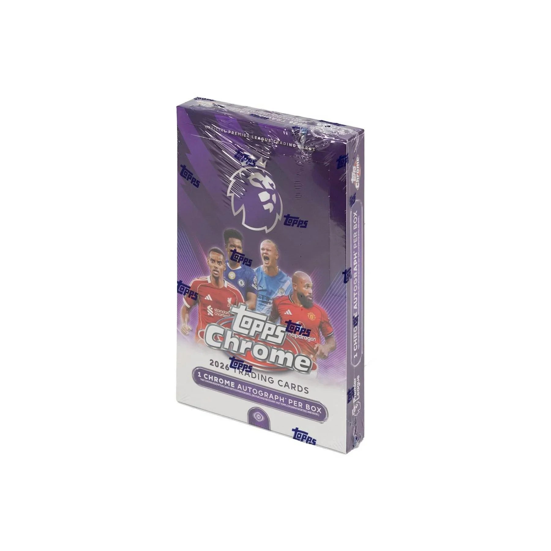 2026 Topps Chrome Premier League Hobby Box (Ships Sealed Only)